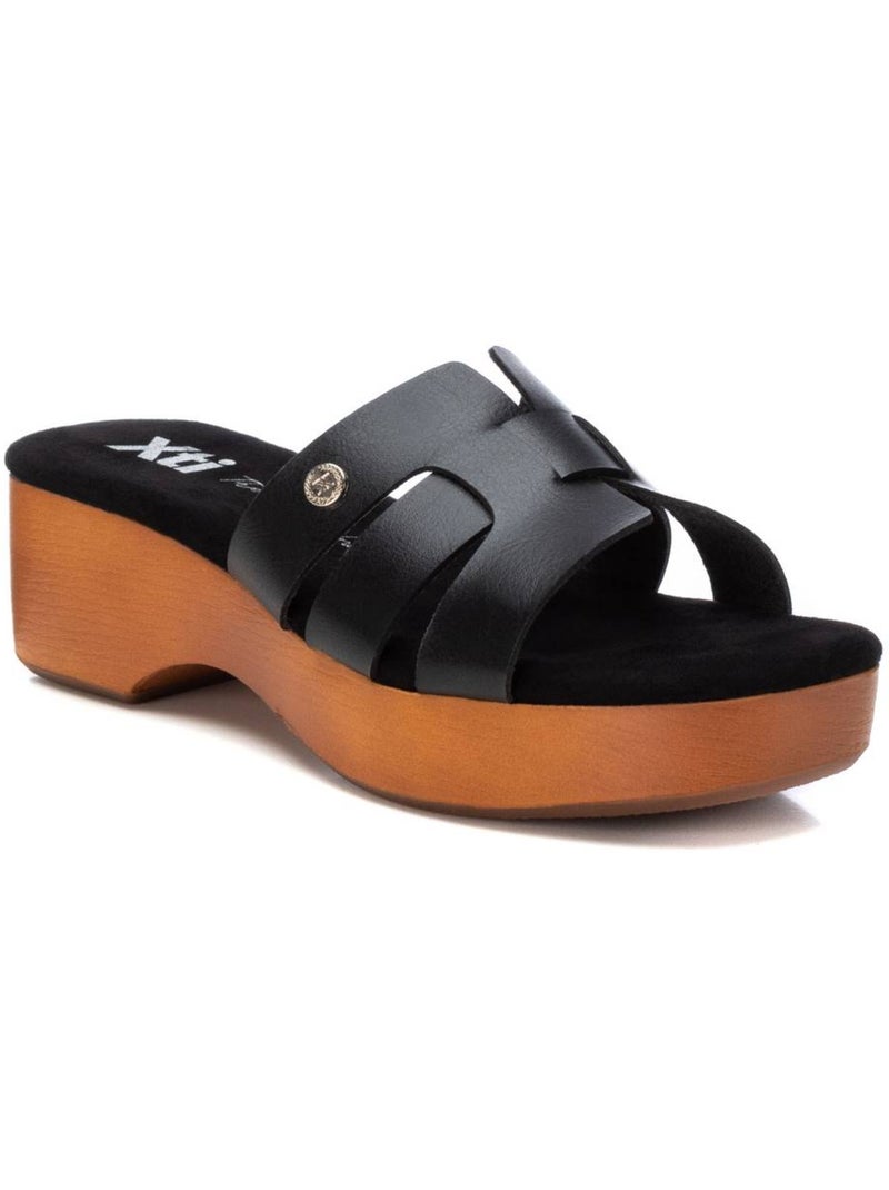 Sandales femme à talon Noir - Kiabi
