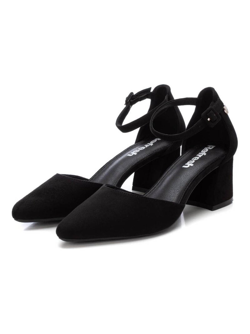 Sandales femme à talon Noir - Kiabi