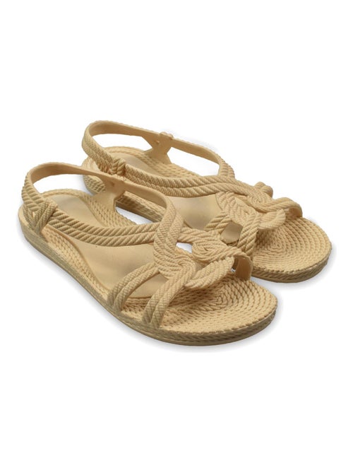 Sandales femme Brasileras semelle en gomme - Kiabi
