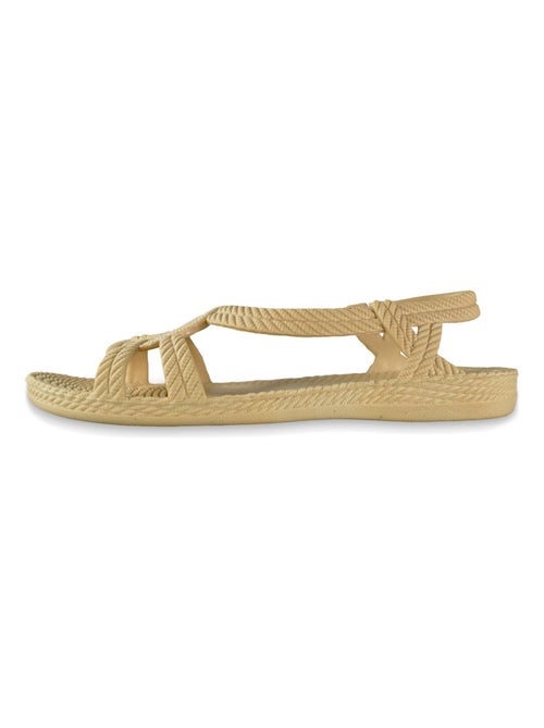 Sandales femme Brasileras semelle en gomme - Kiabi