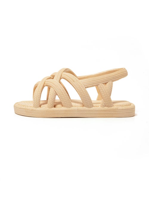 Sandales femme Brasileras semelle en gomme - Kiabi