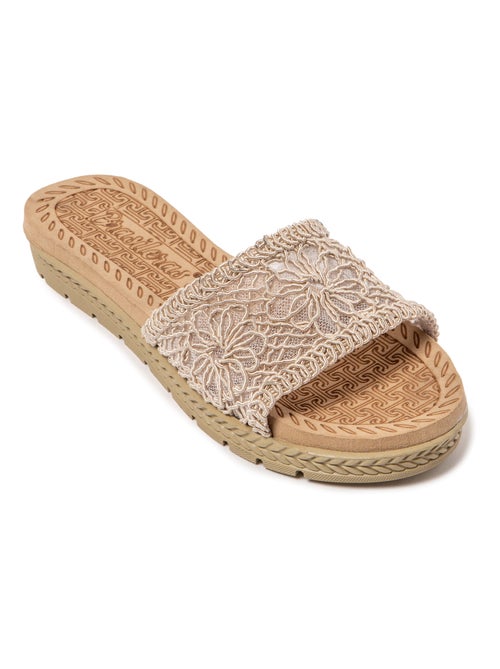 Sandales femme Brasileras semelle en gomme - Kiabi