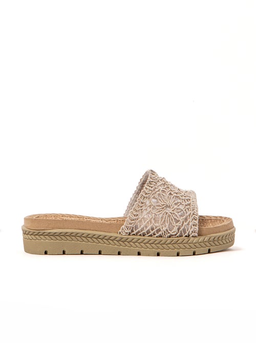 Sandales femme Brasileras semelle en gomme - Kiabi