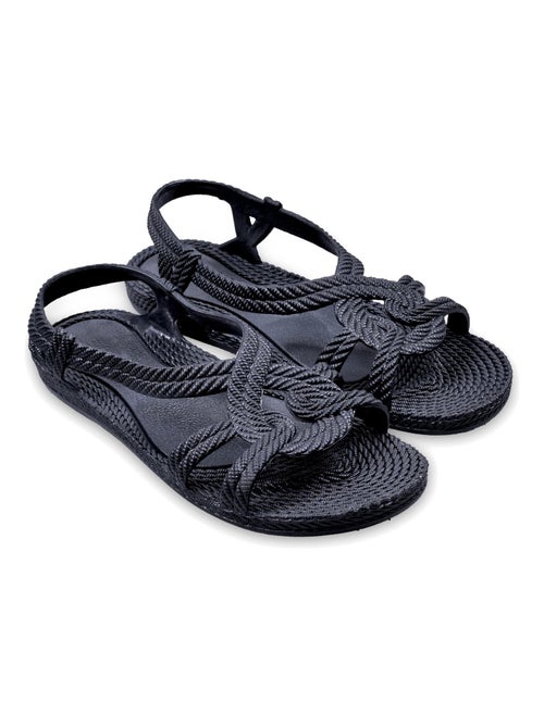 Sandales femme Brasileras semelle en gomme - Kiabi