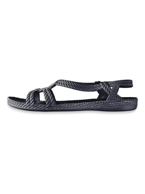 Sandales femme Brasileras semelle en gomme - Kiabi