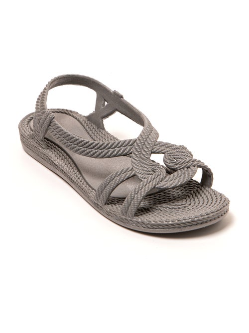 Sandales femme Brasileras semelle en gomme - Kiabi