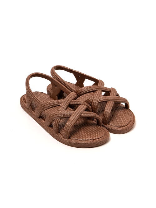 Sandales femme Brasileras semelle en gomme - Kiabi