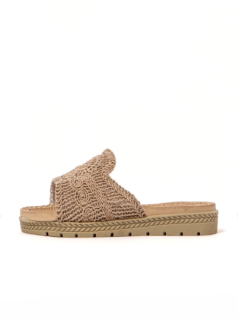 Sandales femme Brasileras semelle en gomme Marron - Kiabi