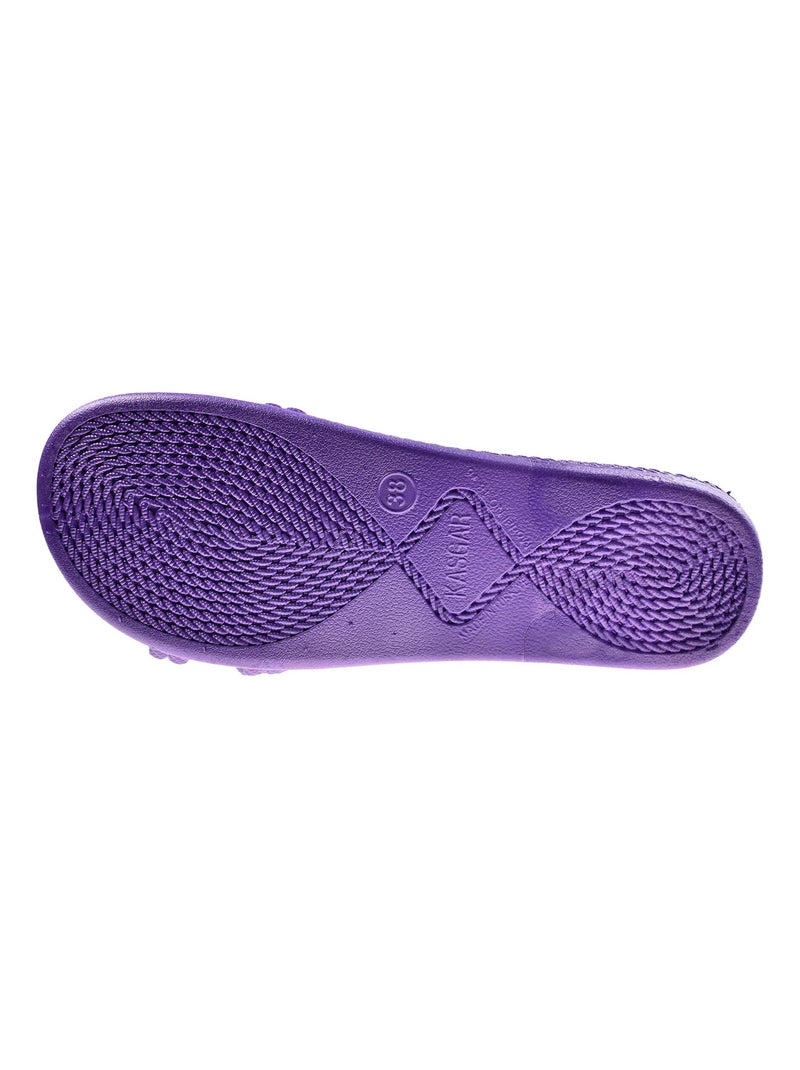 Sandales femme Brasileras semelle en gomme Mauve lilas - Kiabi