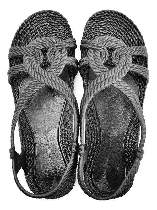 Sandales femme Brasileras semelle en gomme - Kiabi