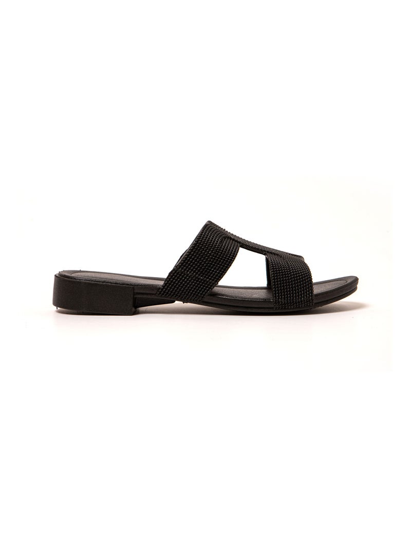 Sandales femme Brasileras semelle en gomme Noir - Kiabi