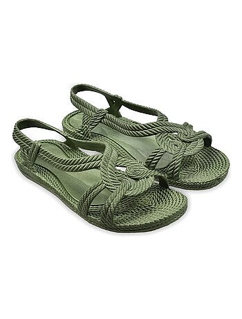 Sandales femme Brasileras semelle en gomme