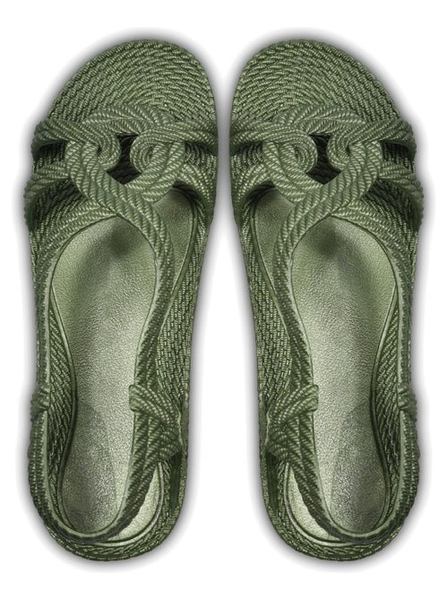 Sandales femme Brasileras semelle en gomme - Kiabi