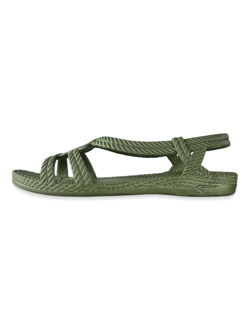 Sandales femme Brasileras semelle en gomme - Kiabi