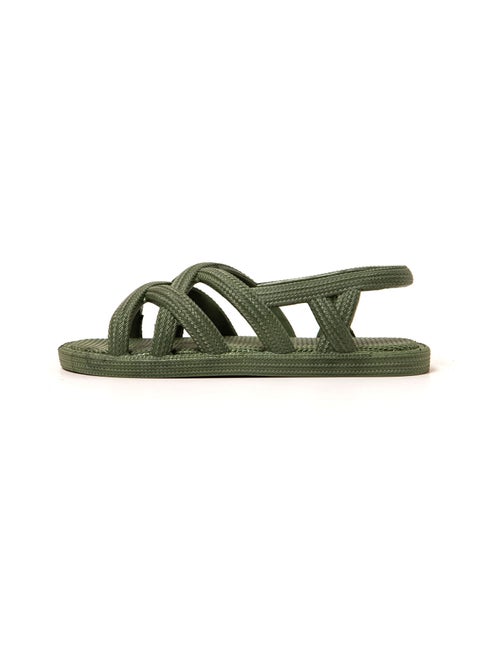 Sandales femme Brasileras semelle en gomme - Kiabi
