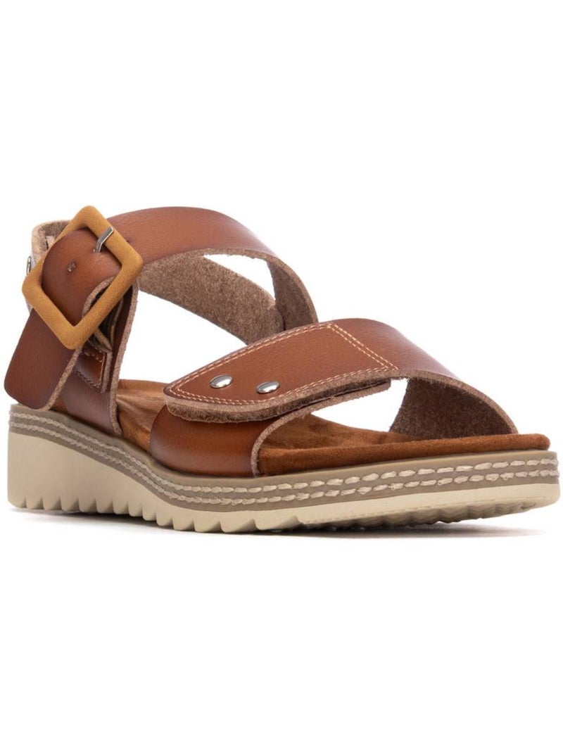 Sandales femme Camel - Kiabi