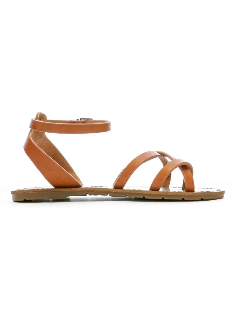 Sandales Femme Chattawak Marron cappuccino - Kiabi
