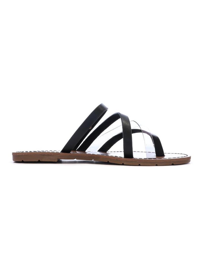 Sandales Femme Chattawak Noir - Kiabi