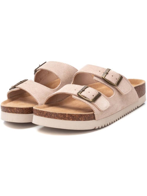 Sandales Femme Cuir - Kiabi