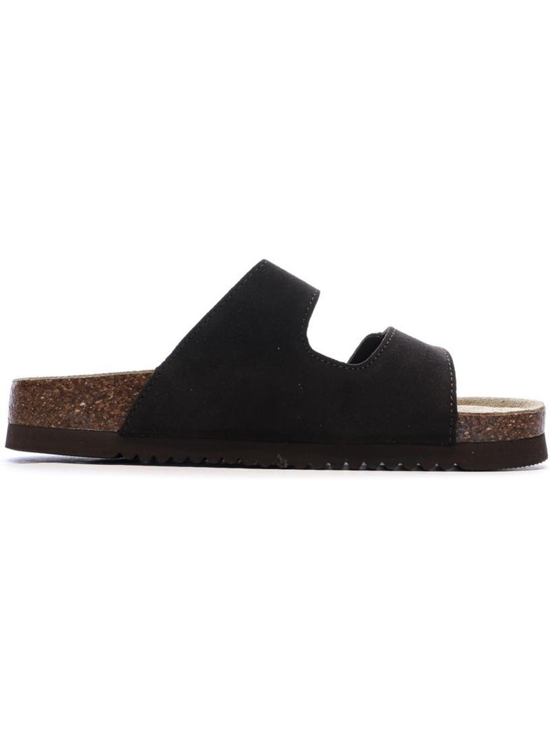 Sandales femme cuir Marron cappuccino - Kiabi