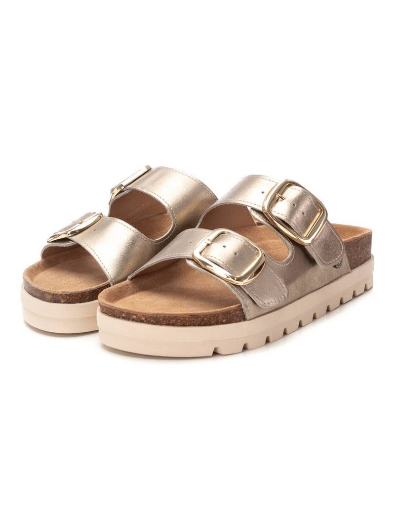 Sandales femme Doré/or - Kiabi