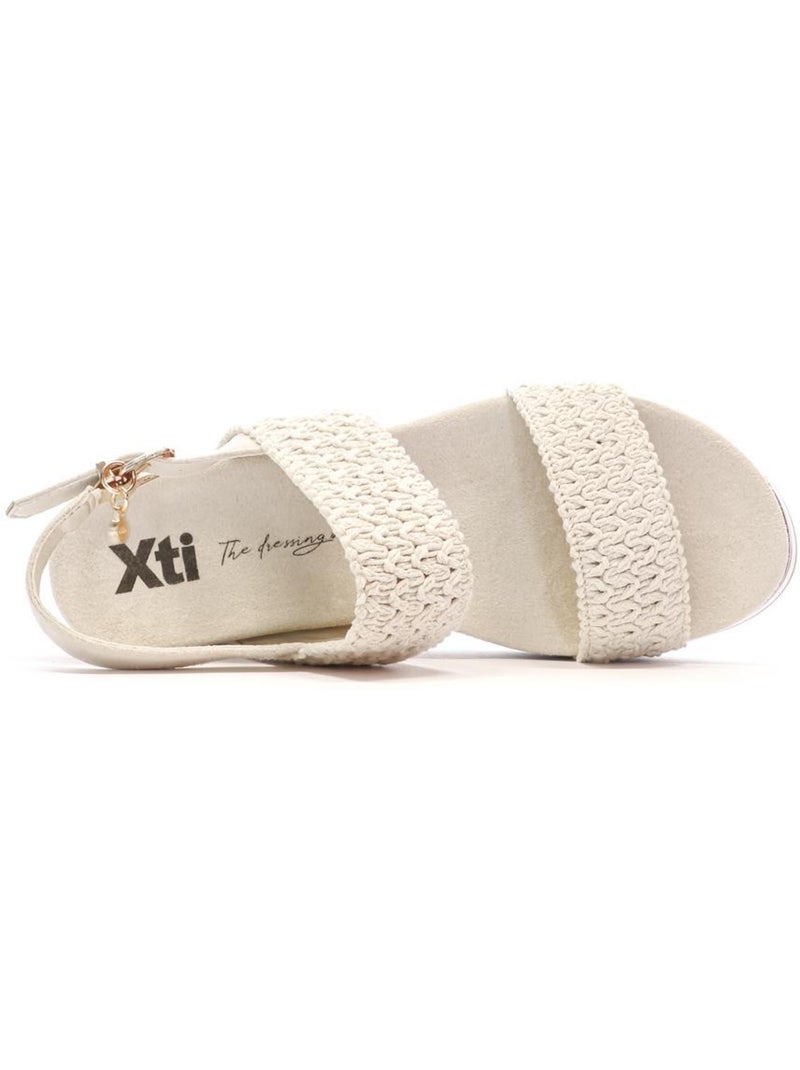 Sandales Femme Ecru - Kiabi