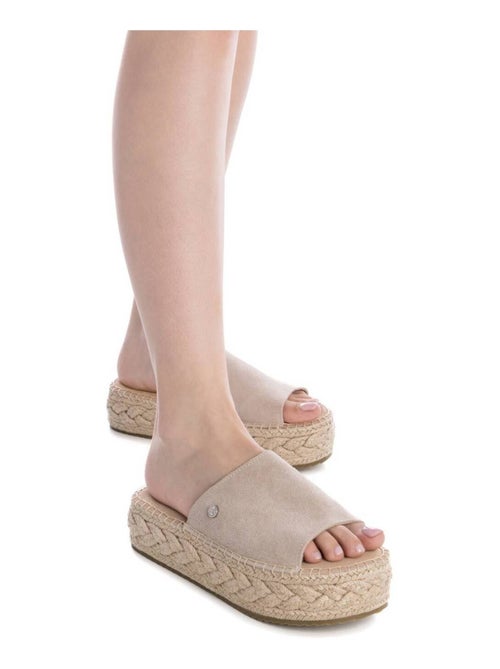 Sandales femme en cuir - Kiabi
