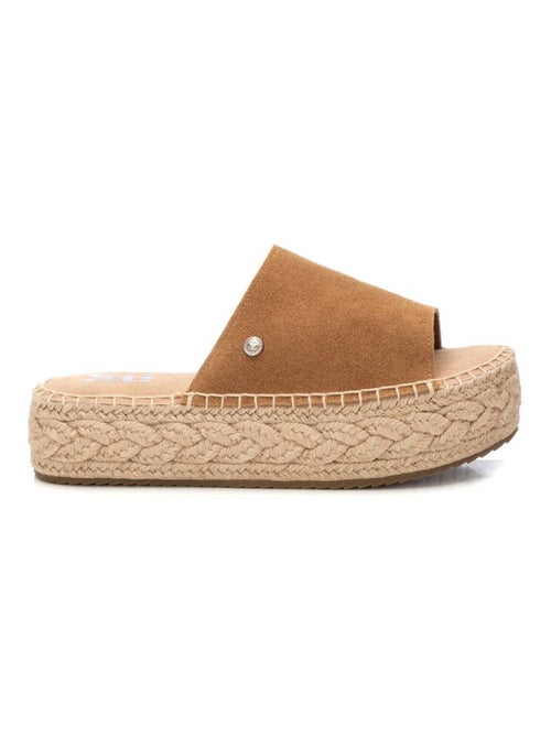 Sandales femme en cuir - Kiabi