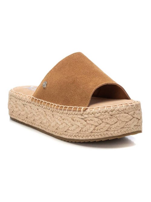 Sandales femme en cuir - Kiabi