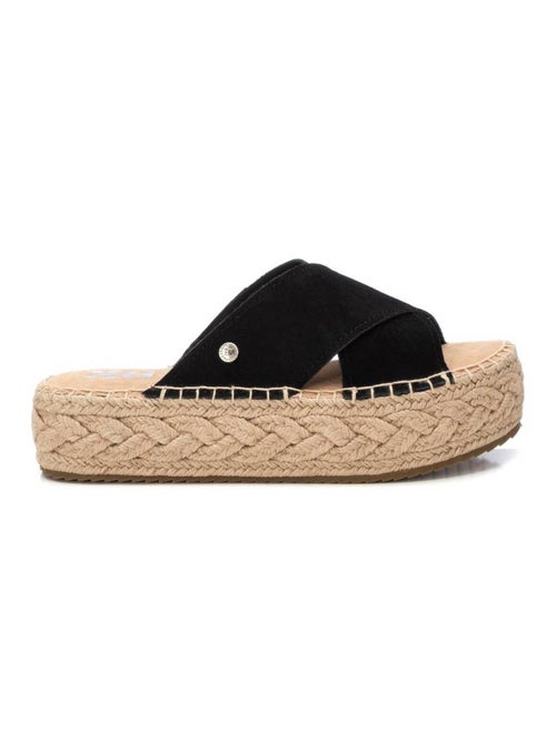Sandales femme en cuir - Kiabi