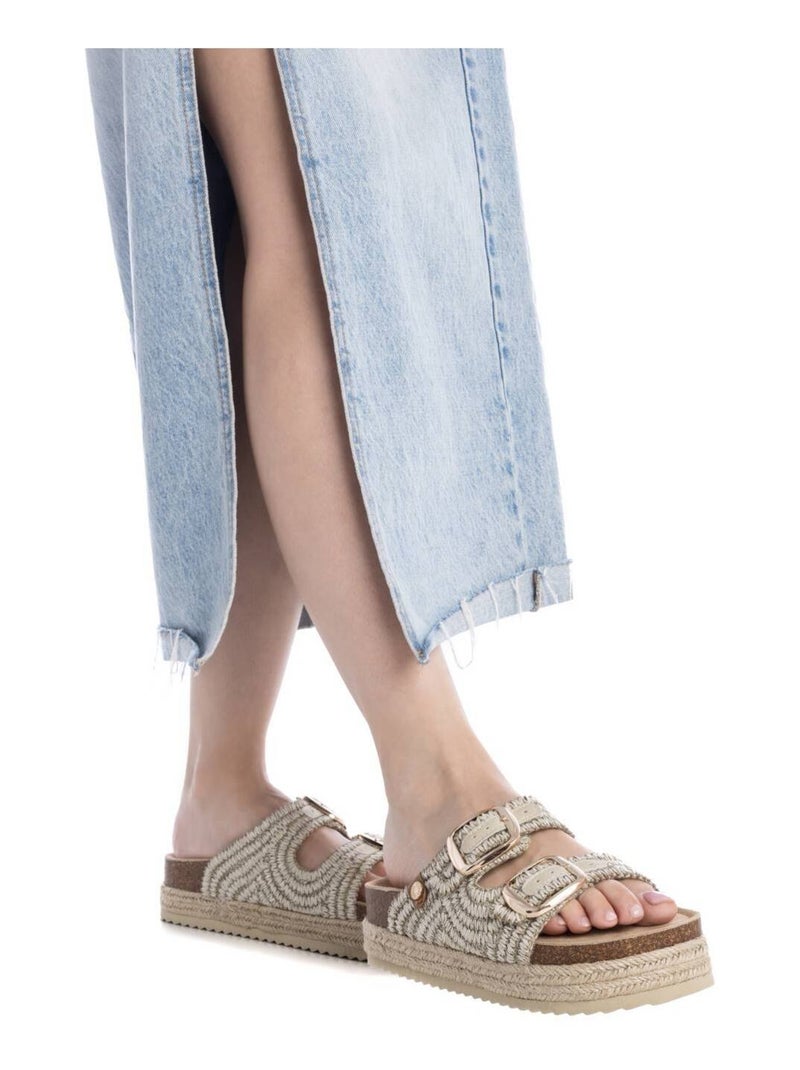 Sandales femme Gris - Kiabi