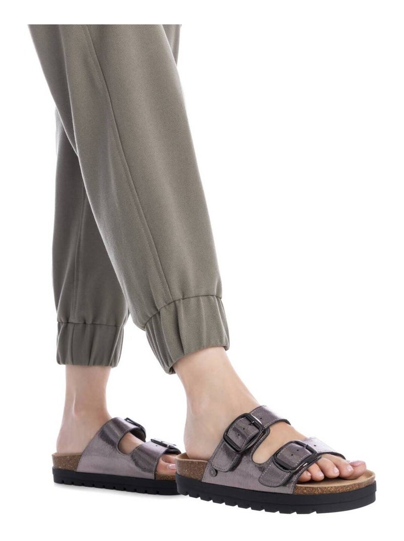 Sandales femme Gris Gris - Kiabi