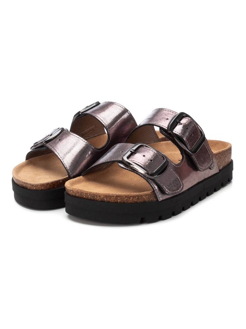 Sandales femme Gris Gris - Kiabi