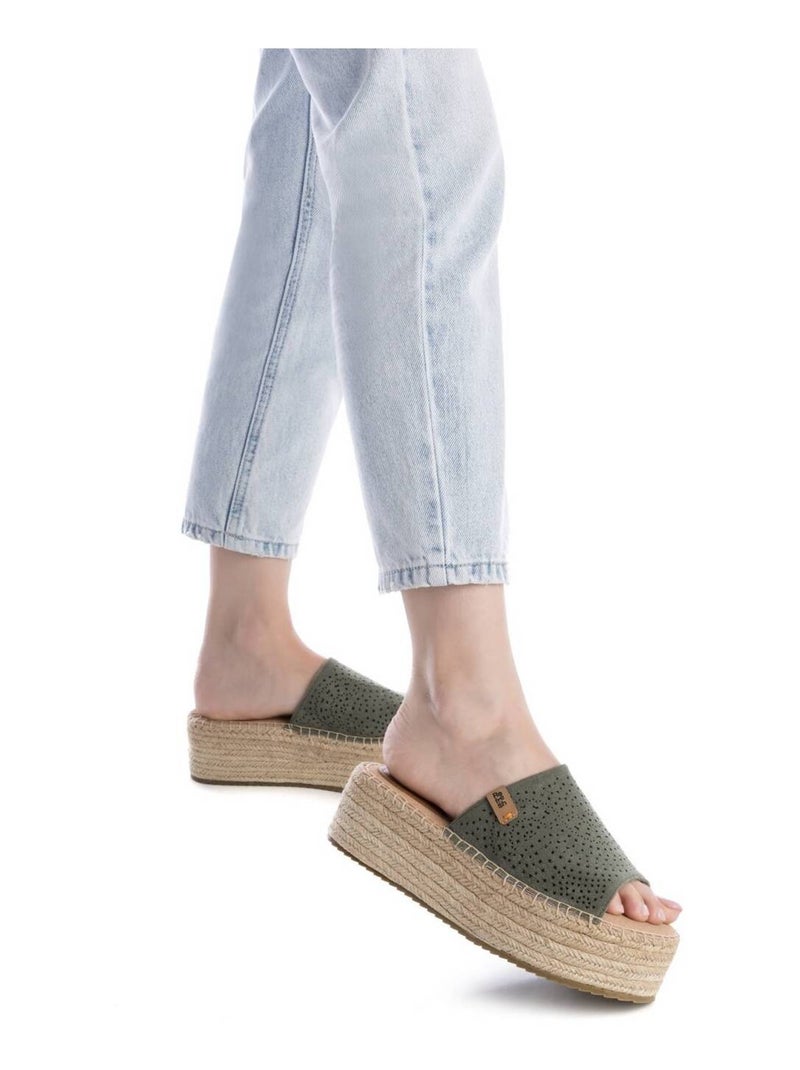 Sandales femme Kaki - Kiabi