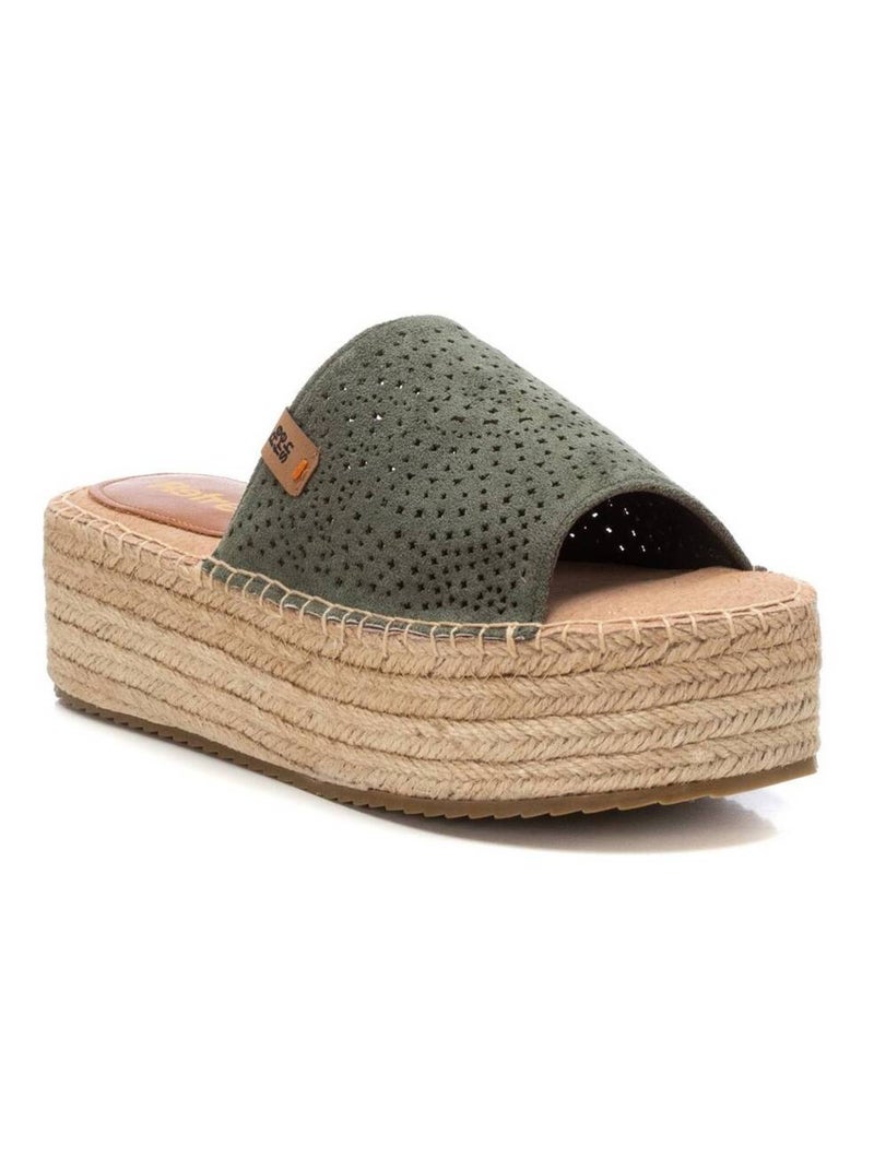 Sandales femme Kaki - Kiabi