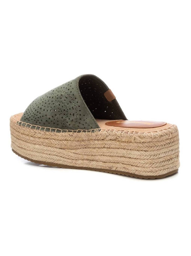 Sandales femme Kaki - Kiabi