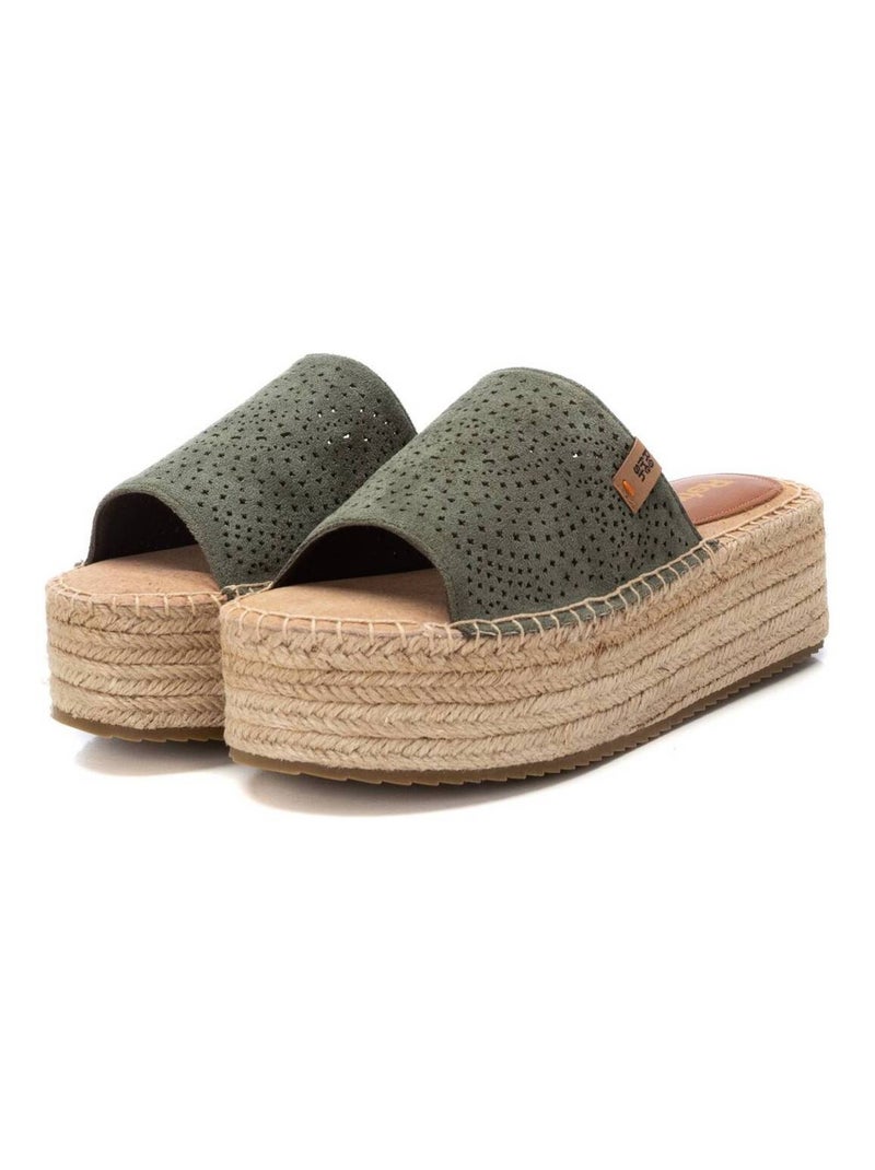 Sandales femme Kaki - Kiabi