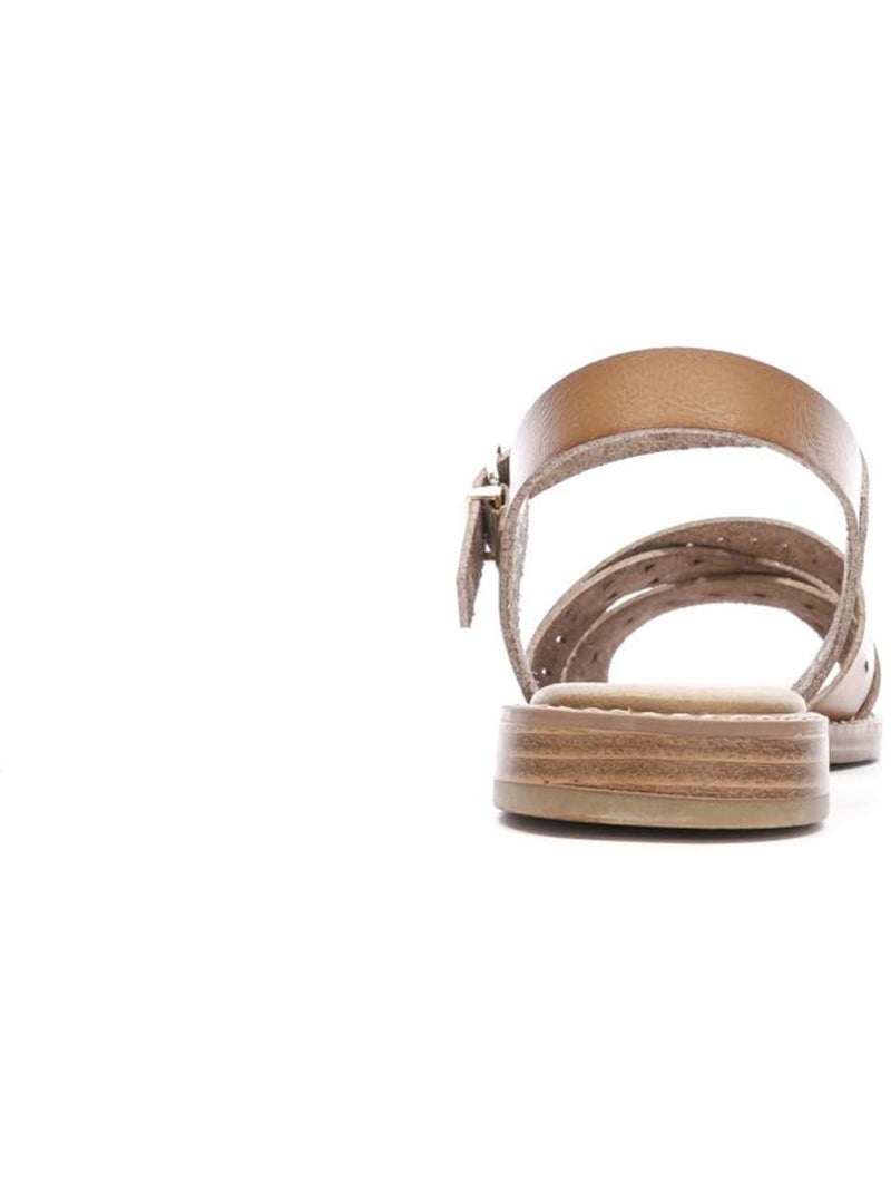 Sandales Femme Marron cappuccino - Kiabi