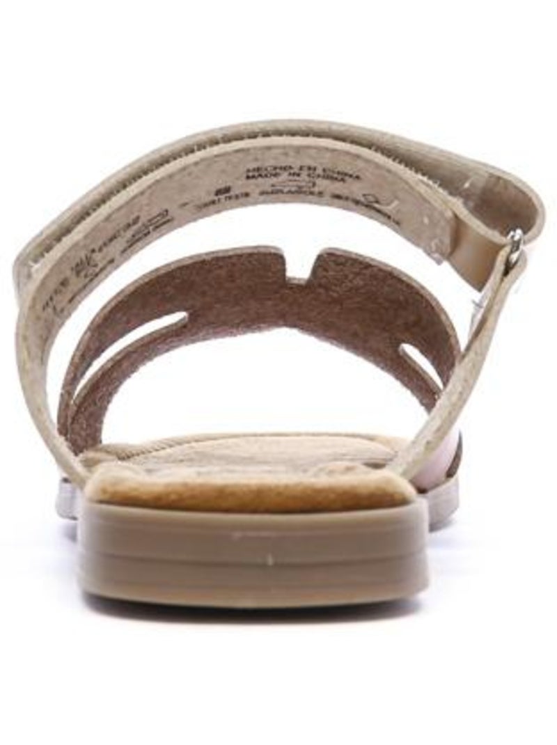 Sandales femme Marron cappuccino - Kiabi