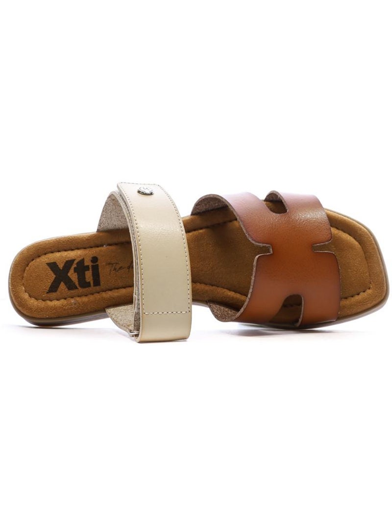 Sandales femme Marron cappuccino - Kiabi