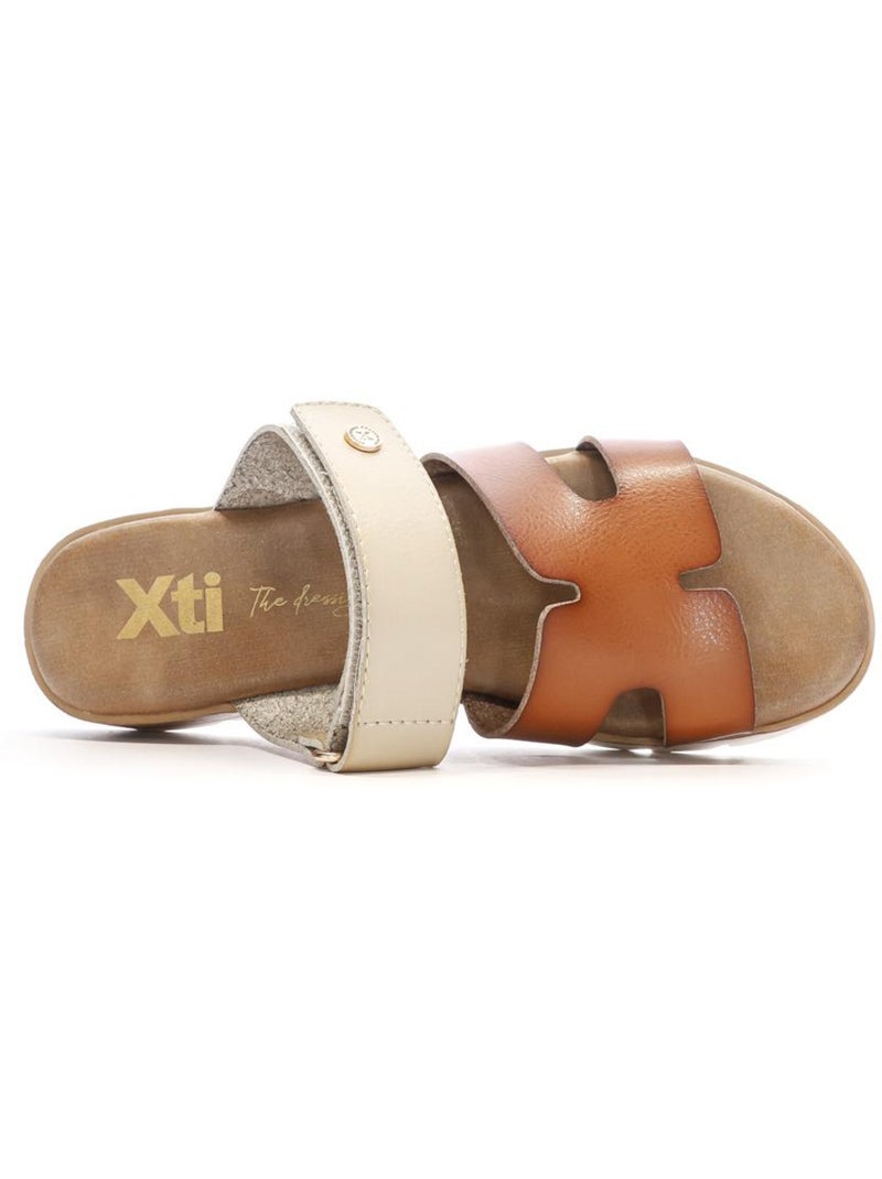 Sandales Femme Marron cappuccino - Kiabi