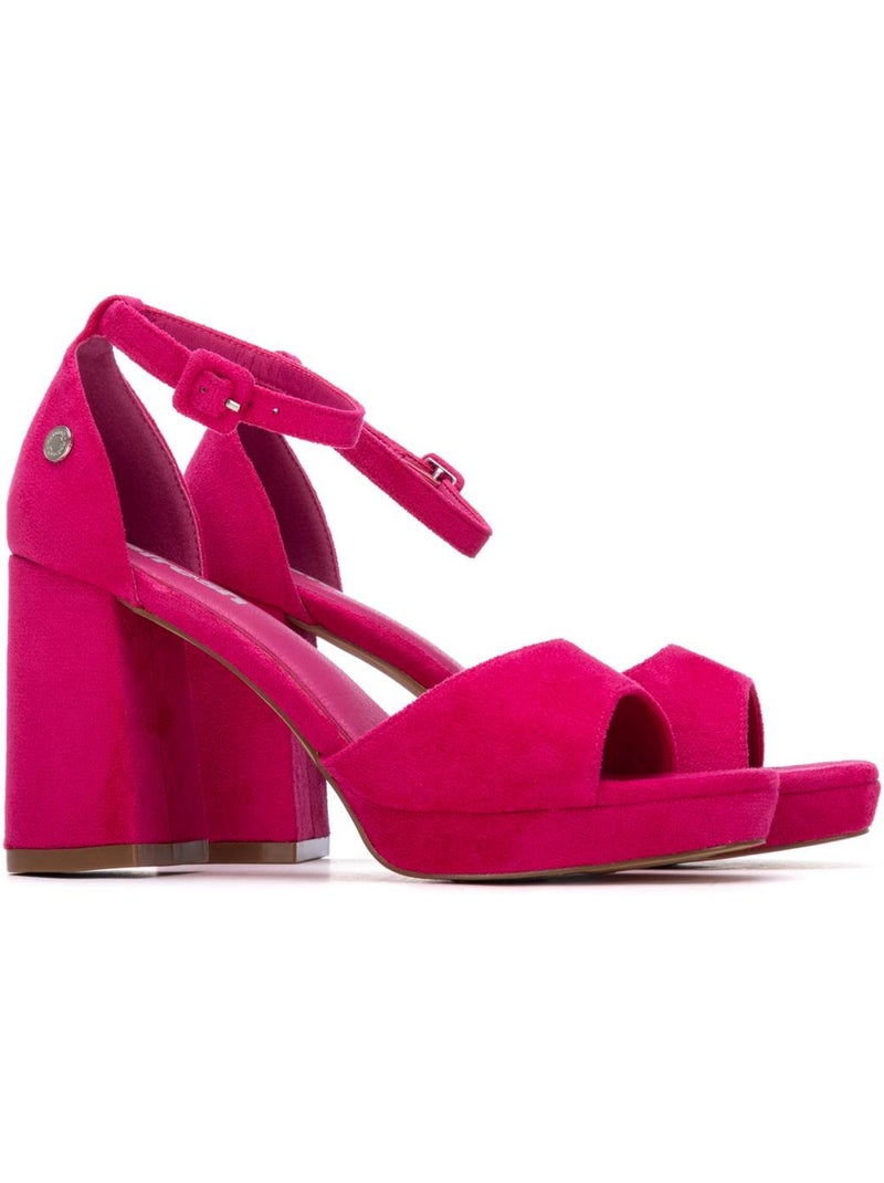 Sandales femme métallisées à talon Mauve lilas - Kiabi