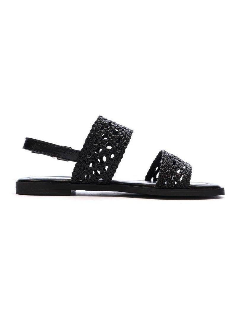Sandales Femme Plomb Noir - Kiabi