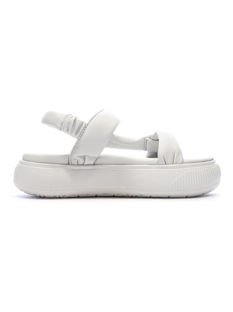 Sandales  Femme Puma Suede Mayu Blanc - Kiabi