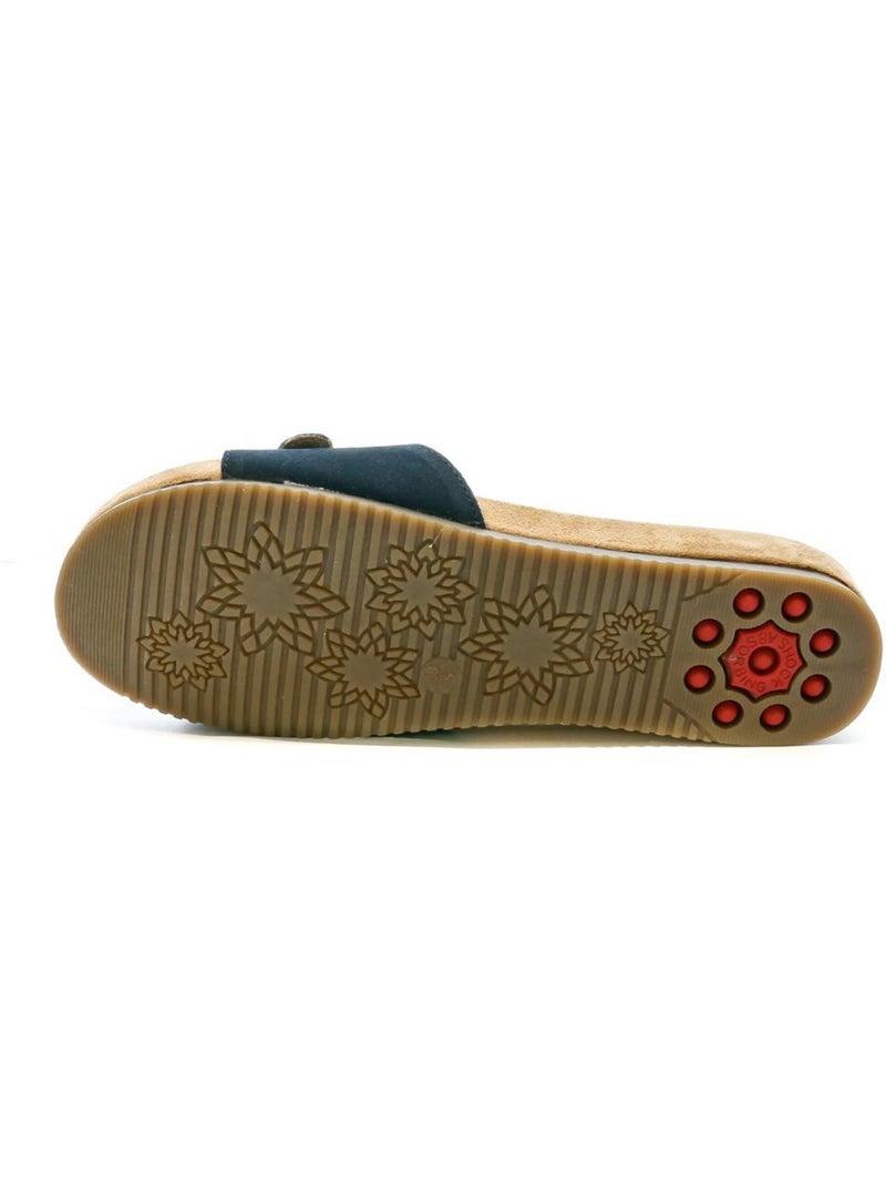 Sandales femme relife Bleu marine - Kiabi