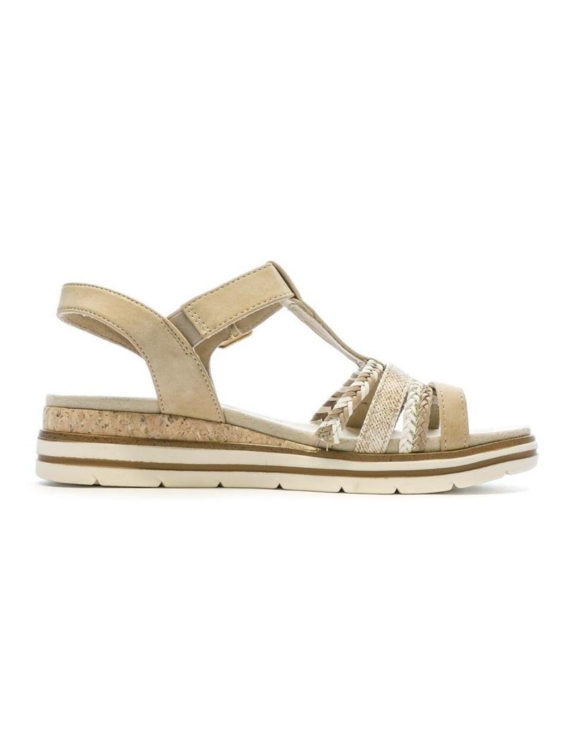Sandales  Femme RELIFE Lofa Beige - Kiabi