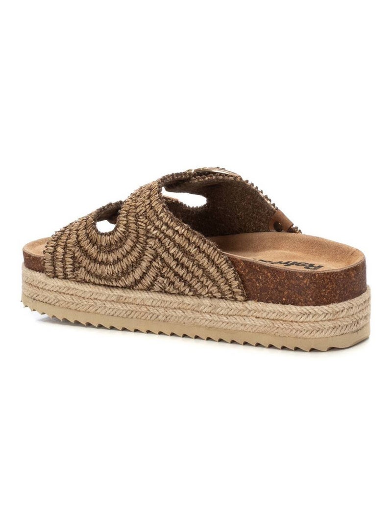Sandales femme Taupe - Kiabi