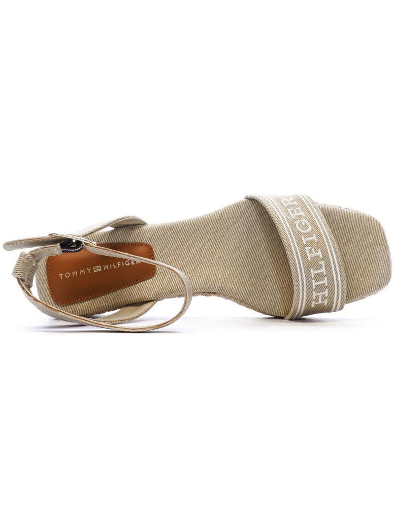 Sandales Femme Tommy Hilfiger Beige - Kiabi