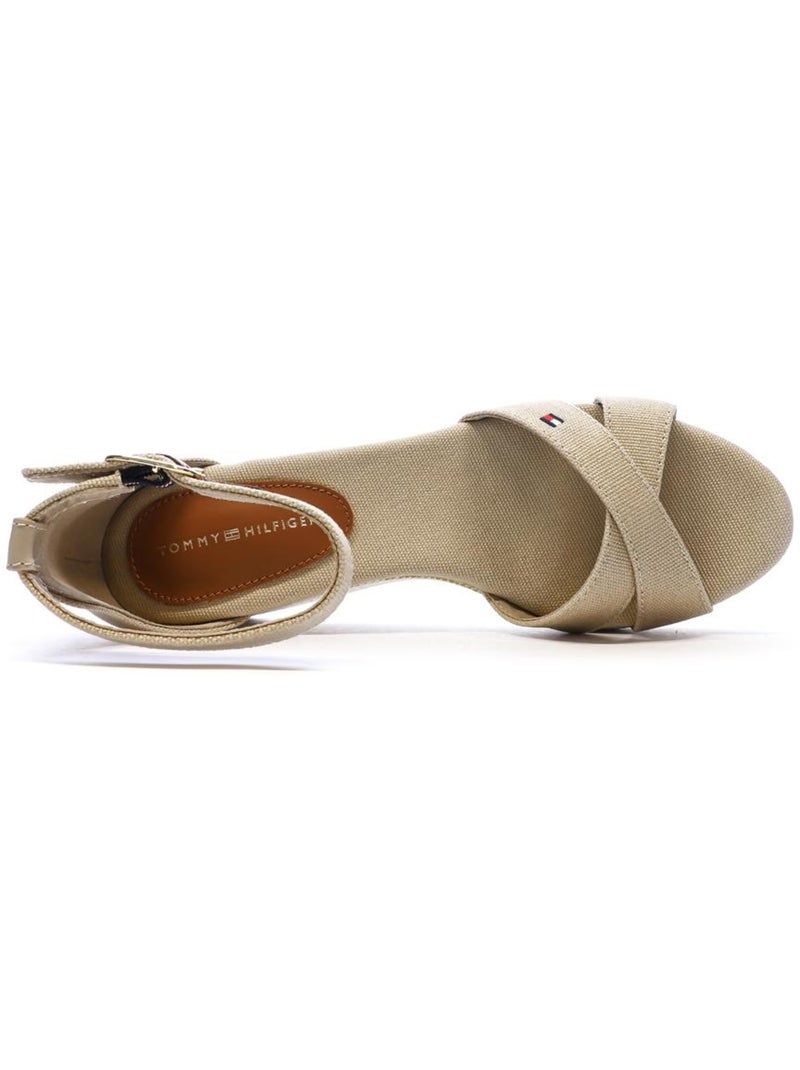 Sandales Femme Tommy Hilfiger Beige - Kiabi
