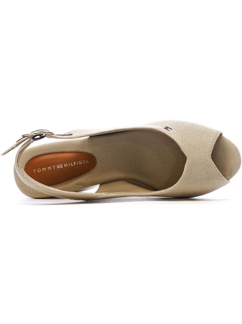 Sandales Femme Tommy Hilfiger Beige - Kiabi